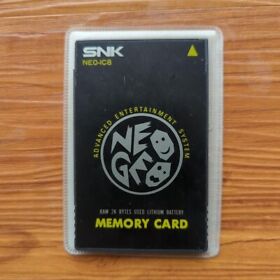 NEO GEO AES Memory Card NEO-IC8-Battery JAPAN Game  A s-is item Not Confirmed