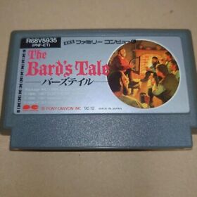 THE BARD'S TALE Bards Famicom FC Nintendo Action Adventure Game Used 3