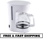 Mainstays 12 Cup White Coffee Maker with Removable Filter Basket (Free Shipping)