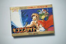 Famicom King's Knight boxed Japan FC game US Seller