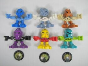Lego Bionicles McDonalds Tohunga 6 Figures 3 Disks 1388 1389 1390 1391 1392 1393