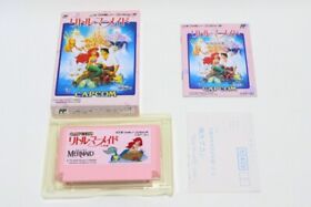 NES The Little Mermaid Nintendo Entertainment System Disney w/box, manual