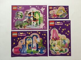 Lego Belville Witch Good Fairy Stella 5804 5823 5824 5825 Instruction Manuals x4