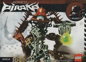 LEGO BIONICLE Piraka AVAK 8904 100% COMPLETE with Parts List and 4 Balls