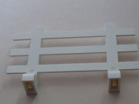 LEGO 1 white barrier / 1 white fence / new / new / 8555 5871 7581 