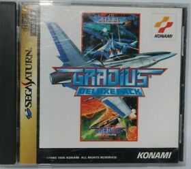 Gradius Deluxe Pack Sega Saturn  From Japan Game  F/S S040