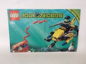 Lego Aqua Raiders 7770 * Instruction Manual Only