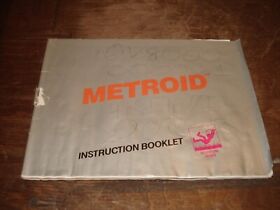 Metroid Manual Only NES Nintendo