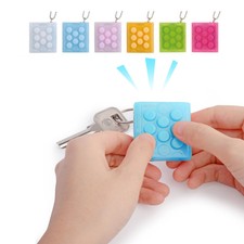 PuchiPuchi Endless Pop Pop Infinite Bubble Wrap Key Chain Squeeze Relieve Stress | eBay