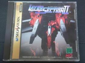 Layer Section II 2 Sega Saturn SS Battle Shooter Video Game Japan