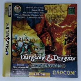 USED Dungeons & Dragons Collection Sega Saturn SS Video Game From Japan