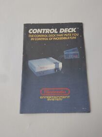 Control Deck NES Console MANUAL ONLY Authentic Original