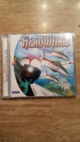 Sega Dreamcast - AeroWings - Complete / Tested (1999) CIB Original Manual & Case