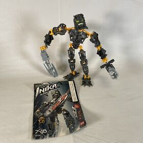Lego Bionicle Inika Toa Hewkii 8730 Incomplete- With Instruction Book