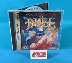 Vintage Golden Axe: The Duel for Sega Saturn Japanese Import Video Game