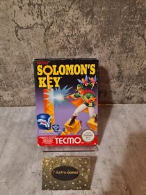  NES Solomon's Key con embalaje original e instrucciones NOE