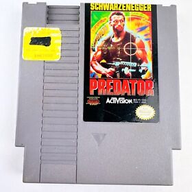 Schwarzenegger Predator - Nintendo NES Video Game- Vintage 1987 - VGC