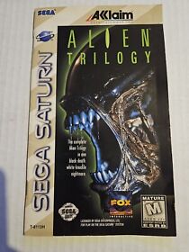 Alien Trilogy - Sega Saturn - Manual Only!! No Game Included