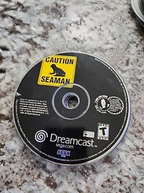 Caution Seaman - Sega Dreamcast Authentic Original Game Disc Only 