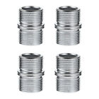 DOITOOL 4pcs Double Connector Nuts Thick Wire Shelve Support Nuts Carbon