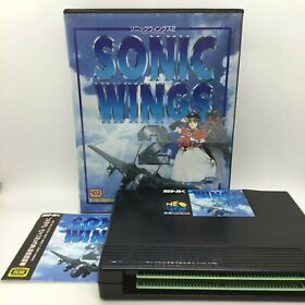 Sonic Wings 2 with Box and Manual Neo Geo AES [Neo Geo SNK]