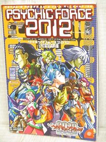PSYCHIC FORCE 2012 Official Art Works w/Poster Dreamcast Fan Book 1999 Japan TH