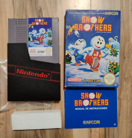 Snow Brothers Bros - Nintendo NES (PAL B ESP) Complete in Box CIB, Authentic