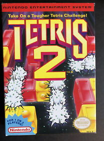 NES Tetris 2 (Nintendo Entertainment System, 1993) Excellent Condition Complete