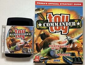 Toy Commander (Sega Dreamcast, 1999) With Guide! Complete! Excellent Condition!
