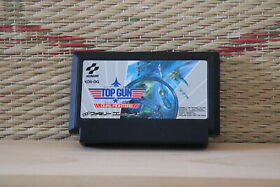 TOP GUN Dual Fighters Japan Nintendo Famicom FC NES Very Good Condition!