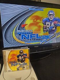 NFL 2K (Sega Dreamcast, 1999) Tested Works Great 