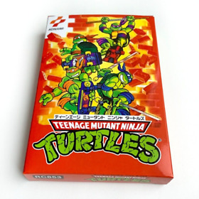 TEENAGE MUTANT NINJA TURTLES - Empty box replacement spare case for Famicom game