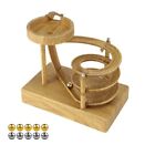Kinetic Art Perpetual Motion Marble Machine Non Stop Rolling Ball Newtons Desk