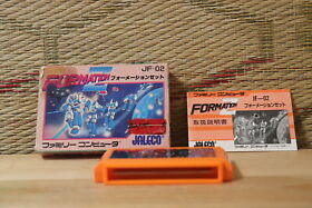Formation Z w/box manual Japan Nintendo Famicom FC NES Very Good- Condition!