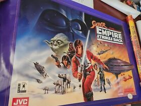 Star Wars Super Empire Strikes Back Super Nintendo Vintage Poster 23.5x37 NES