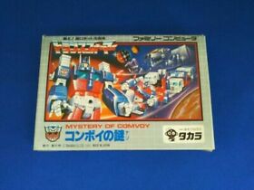 Transformers Mystery of Convoy boxed Japan FC game Famicom NES From JP F/S Japan
