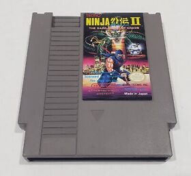 Ninja Gaiden 2 II The Dark Sword Of Chaos Nintendo NES Authentic Cartridge 
