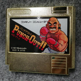 Nintendo Punch Out Gold Famicom Software