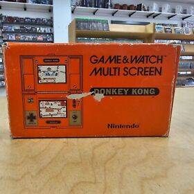 NINTENDO Donkey Kong Game & Watch  DK-52  Complete in Box Acceptable  Tested