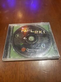 Sega Dreamcast - Football NFL 2K1 2001 - Missing Manual- Tested