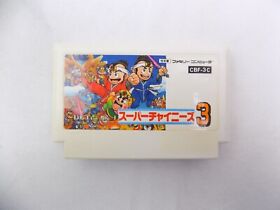 Nintendo Famicom NES Cart Super Chinese 3 III CBF-3c Japan