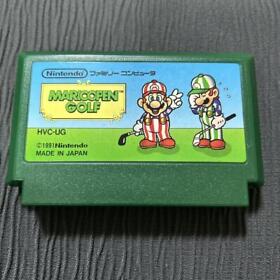 Famicom Mario Open Golf Family Computer Game