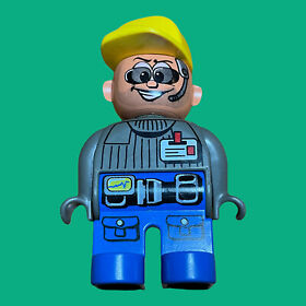 LEGO Duplo Toolo Action Wheeler Figure Grey-Blue 4555pb037 9200 9201 2913 #D/8
