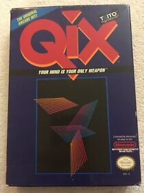 Qix box only NES Nintendo 