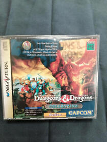 Capcom Dungeons and Dragons Collection Sega Saturn SS NTSC-J Used from Japan