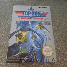 Nintendo NES - TOP GUN SECOND MISSION - Near Mint Condition - PAL A - CIB