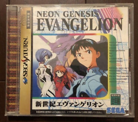 Sega saturn Evangelion Japanese Games With Box Tested Genuine