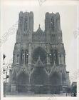 1946 Rheims France Famous Cathedral OF Medieval Architecture Press Photo