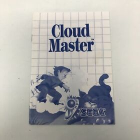 Cloud Master (Sega Master System) NO GAME INCLUDED!