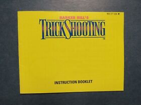 Barker Bill's Trick Shooting manual only - no game .... NES Nintendo 